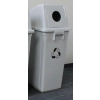 Kosz do segregacji odpadów z pokrywą z okrągłym otworem 60 litrów z tworzywa Merida